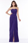 ColsBM Kenna Royal Purple Gorgeous A-line Sleeveless Half Backless Satin Floor Length Bridesmaid Dresses