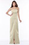 ColsBM Kenna Tan Gorgeous A-line Sleeveless Half Backless Satin Floor Length Bridesmaid Dresses
