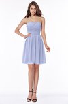 ColsBM Kaylee Blue Heron Gorgeous A-line Sleeveless Half Backless Knee Length Ruching Bridesmaid Dresses