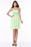 ColsBM Kaylee Seacrest Gorgeous A-line Sleeveless Half Backless Knee Length Ruching Bridesmaid Dresses