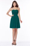 ColsBM Kaylee Shaded Spruce Gorgeous A-line Sleeveless Half Backless Knee Length Ruching Bridesmaid Dresses