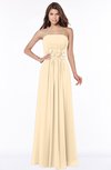 ColsBM Anne Apricot Gelato Modern A-line Bateau Sleeveless Half Backless Floor Length Bridesmaid Dresses