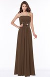 ColsBM Anne Chocolate Brown Modern A-line Bateau Sleeveless Half Backless Floor Length Bridesmaid Dresses