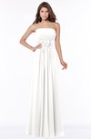 ColsBM Anne Cloud White Modern A-line Bateau Sleeveless Half Backless Floor Length Bridesmaid Dresses