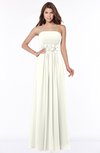ColsBM Anne Cream Modern A-line Bateau Sleeveless Half Backless Floor Length Bridesmaid Dresses