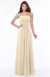 ColsBM Anne Novelle Peach Modern A-line Bateau Sleeveless Half Backless Floor Length Bridesmaid Dresses