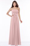 ColsBM Anne Silver Pink Modern A-line Bateau Sleeveless Half Backless Floor Length Bridesmaid Dresses