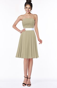 ColsBM Braelynn Candied Ginger Mature A-line Sleeveless Knee Length Pick up Bridesmaid Dresses