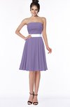ColsBM Braelynn Chalk Violet Mature A-line Sleeveless Knee Length Pick up Bridesmaid Dresses