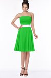 ColsBM Braelynn Classic Green Mature A-line Sleeveless Knee Length Pick up Bridesmaid Dresses