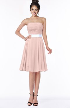ColsBM Braelynn Dusty Rose Mature A-line Sleeveless Knee Length Pick up Bridesmaid Dresses