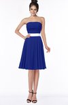 ColsBM Braelynn Electric Blue Mature A-line Sleeveless Knee Length Pick up Bridesmaid Dresses