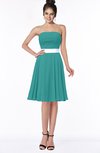 ColsBM Braelynn Emerald Green Mature A-line Sleeveless Knee Length Pick up Bridesmaid Dresses