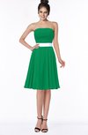 ColsBM Braelynn Green Mature A-line Sleeveless Knee Length Pick up Bridesmaid Dresses