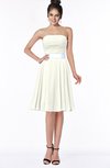 ColsBM Braelynn Ivory Mature A-line Sleeveless Knee Length Pick up Bridesmaid Dresses