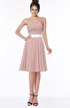 ColsBM Braelynn Nectar Pink Mature A-line Sleeveless Knee Length Pick up Bridesmaid Dresses