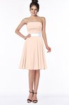 ColsBM Braelynn Peach Puree Mature A-line Sleeveless Knee Length Pick up Bridesmaid Dresses