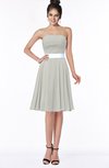 ColsBM Braelynn Platinum Mature A-line Sleeveless Knee Length Pick up Bridesmaid Dresses