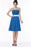 ColsBM Braelynn Royal Blue Mature A-line Sleeveless Knee Length Pick up Bridesmaid Dresses