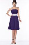 ColsBM Braelynn Royal Purple Mature A-line Sleeveless Knee Length Pick up Bridesmaid Dresses