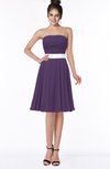 ColsBM Braelynn Violet Mature A-line Sleeveless Knee Length Pick up Bridesmaid Dresses