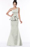 ColsBM Brittany Platinum Elegant Mermaid Sleeveless Satin Floor Length Bridesmaid Dresses