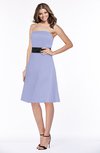 ColsBM Kaliyah Lavender Glamorous A-line Sleeveless Satin Knee Length Bow Bridesmaid Dresses