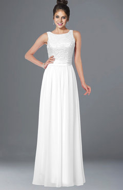 ColsBM Juliet Elegant A-line Chiffon Floor Length Lace Bridesmaid Dresses