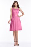 ColsBM Marilyn Carnation Pink Elegant A-line Scoop Sleeveless Lace Bridesmaid Dresses