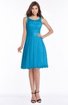 ColsBM Marilyn Cornflower Blue Elegant A-line Scoop Sleeveless Lace Bridesmaid Dresses
