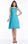 ColsBM Marilyn Turquoise Elegant A-line Scoop Sleeveless Lace Bridesmaid Dresses