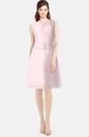 ColsBM Tori Petal Pink Modest A-line Sleeveless Chiffon Mini Bridesmaid Dresses