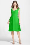 ColsBM Kali Classic Green Hippie A-line Sweetheart Sleeveless Zip up Lace Bridesmaid Dresses