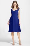 ColsBM Kali Electric Blue Hippie A-line Sweetheart Sleeveless Zip up Lace Bridesmaid Dresses