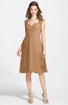 ColsBM Kali Light Brown Hippie A-line Sweetheart Sleeveless Zip up Lace Bridesmaid Dresses