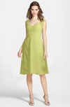 ColsBM Kali Linden Green Hippie A-line Sweetheart Sleeveless Zip up Lace Bridesmaid Dresses