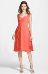 ColsBM Kali Living Coral Hippie A-line Sweetheart Sleeveless Zip up Lace Bridesmaid Dresses