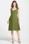 ColsBM Kali Olive Green Hippie A-line Sweetheart Sleeveless Zip up Lace Bridesmaid Dresses