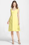 ColsBM Kali Pastel Yellow Hippie A-line Sweetheart Sleeveless Zip up Lace Bridesmaid Dresses