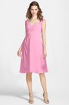 ColsBM Kali Pink Hippie A-line Sweetheart Sleeveless Zip up Lace Bridesmaid Dresses