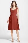 ColsBM Kali Rust Hippie A-line Sweetheart Sleeveless Zip up Lace Bridesmaid Dresses