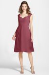 ColsBM Kali Wine Hippie A-line Sweetheart Sleeveless Zip up Lace Bridesmaid Dresses