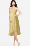 ColsBM Kasey Gold Classic Sweetheart Sleeveless Zip up Hi-Lo Plus Size Bridesmaid Dresses