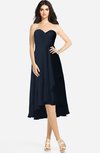 ColsBM Kasey Navy Blue Classic Sweetheart Sleeveless Zip up Hi-Lo Plus Size Bridesmaid Dresses