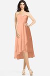 ColsBM Kasey Salmon Classic Sweetheart Sleeveless Zip up Hi-Lo Plus Size Bridesmaid Dresses