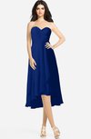 ColsBM Kasey Sodalite Blue Classic Sweetheart Sleeveless Zip up Hi-Lo Plus Size Bridesmaid Dresses