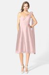 ColsBM Mattie Pastel Pink Classic A-line Sweetheart Sleeveless Knee Length Ruching Bridesmaid Dresses