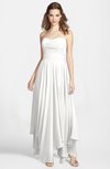 ColsBM Briana Cloud White Gorgeous Princess Sweetheart Sleeveless Asymmetric Bridesmaid Dresses