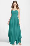 ColsBM Briana Emerald Green Gorgeous Princess Sweetheart Sleeveless Asymmetric Bridesmaid Dresses