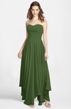 ColsBM Briana Garden Green Gorgeous Princess Sweetheart Sleeveless Asymmetric Bridesmaid Dresses